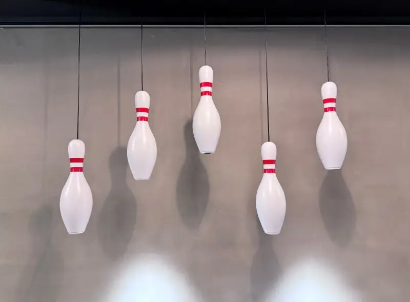 Hanglamp atmosferic Bowlingpin - LED 7W 4000K Lumina neutră cu design lungimed 1