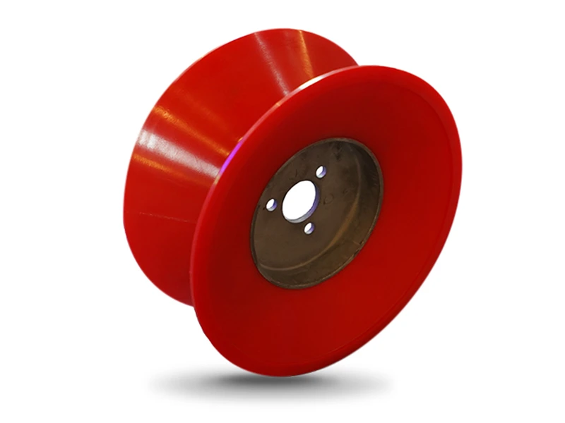 90-520060 Red Rubber Wheel 1